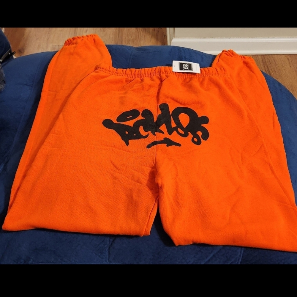 XL Men's Orange Young & Reckless Joggers NWT